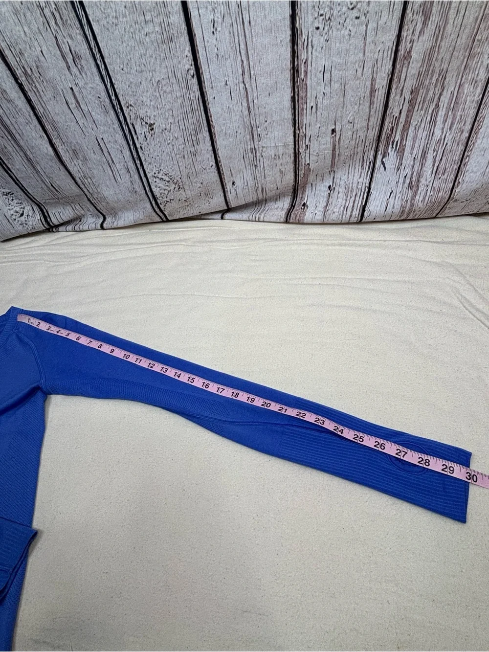 🍋Lululemon Swiftly Tech Long Sleeve Shirt Size 8 Fitted Thumb Holes Blue Violet